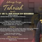 TAHNIAH YAS DATO’ SRI NOR HISHAM BIN MOHAMMAD